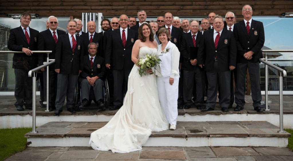 Make your wedding day extra special with the Cardiff male Choir